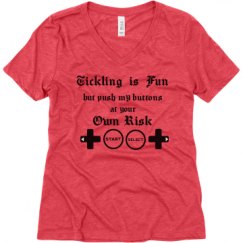 Ladies Relaxed Fit Super Soft Triblend V-Neck Tee
