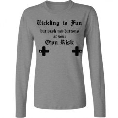 Ladies Relaxed Fit Basic Long Sleeve Tee