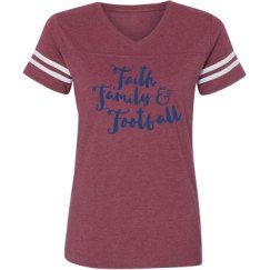 Ladies Relaxed Fit Vintage Sports Tee