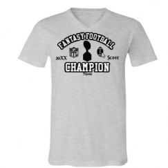 Unisex V-Neck Jersey Tee