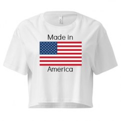 Ladies Festival Cali Crop Top Tee