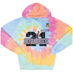 Unisex Tie-Dye Fleece Hoodie