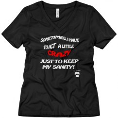 Ladies Relaxed Fit V-Neck Tee