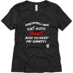 Ladies Relaxed Fit Super Soft Triblend V-Neck Tee