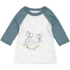 Toddler 3/4 Sleeve Raglan Tee