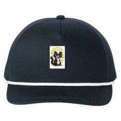 Snapback Five-Panel Rope Hat