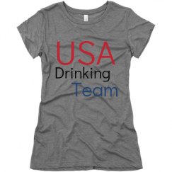 Ladies Slim Fit Super Soft Triblend Tee