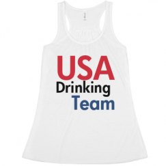 Ladies Flowy Racerback Tank