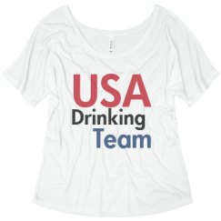 Ladies Flowy Slouchy Tee