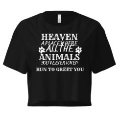 Ladies Festival Cali Crop Top Tee