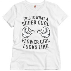 Super cool flower girl