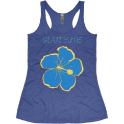 Ladies Slim Fit Super Soft Racerback Triblend Tank