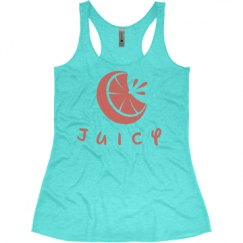 Ladies Slim Fit Super Soft Racerback Triblend Tank