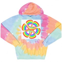 Unisex Tie-Dye Fleece Hoodie