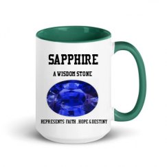 15oz Ceramic Mug with Color Inside