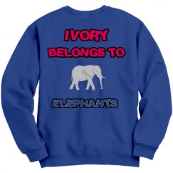 Unisex Film and Foil Crewneck Sweatshirt