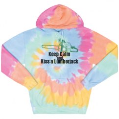 Unisex Tie-Dye Fleece Hoodie