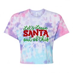 Women's Tie Dye Crop Top Tee