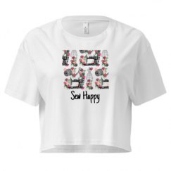 Ladies Festival Cali Crop Top Tee