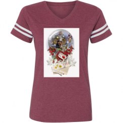 Ladies Relaxed Fit Vintage Sports Tee