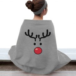 reindeer fleece blanket