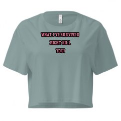 Ladies Festival Cali Crop Top Tee