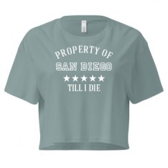 Ladies Festival Cali Crop Top Tee