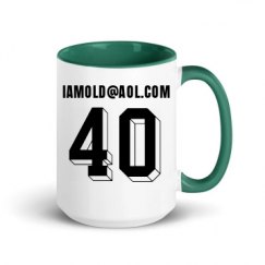 15oz Ceramic Mug with Color Inside