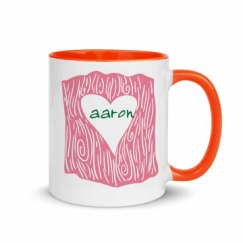 11oz Ceramic Mug with Color Inside