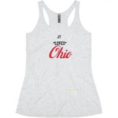 Ladies Slim Fit Super Soft Racerback Triblend Tank