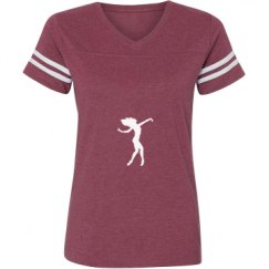 Ladies Relaxed Fit Vintage Sports Tee