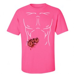 Unisex Ultra Cotton Safety Neon Crewneck Tee