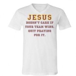 Unisex V-Neck Jersey Tee