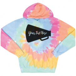 Unisex Tie-Dye Fleece Hoodie