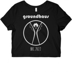 Ladies Slim Fit Crop Top Tee