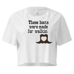 Ladies Festival Cali Crop Top Tee