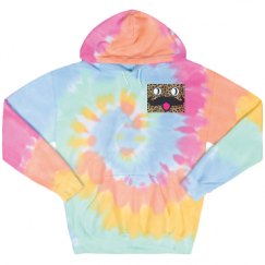 Unisex Tie-Dye Fleece Hoodie