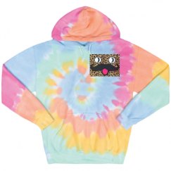 Unisex Tie-Dye Fleece Hoodie