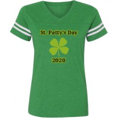 Ladies Relaxed Fit Vintage Sports Tee