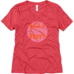 Ladies Relaxed Fit Super Soft Triblend V-Neck Tee