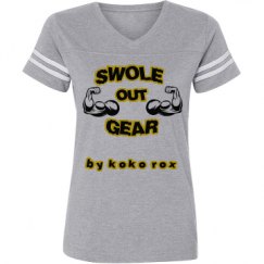 Ladies Relaxed Fit Vintage Sports Tee