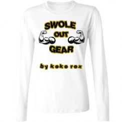 Ladies Relaxed Fit Basic Long Sleeve Tee