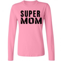 Ladies Relaxed Fit Basic Long Sleeve Tee