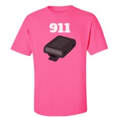 Unisex Ultra Cotton Safety Neon Crewneck Tee