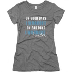 Ladies Slim Fit Super Soft Triblend Tee