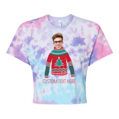 Women's Tie Dye Crop Top Tee