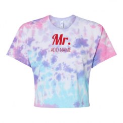 Women's Tie Dye Crop Top Tee
