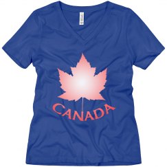 Canada Souvenir Shirts Pink Canada Maple Leaf T-shirts