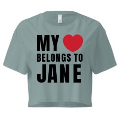 Ladies Festival Cali Crop Top Tee