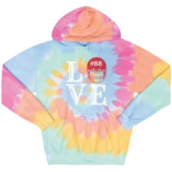 Unisex Tie-Dye Fleece Hoodie